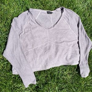 Cutest grey soft long sleeve sweater from Urban!